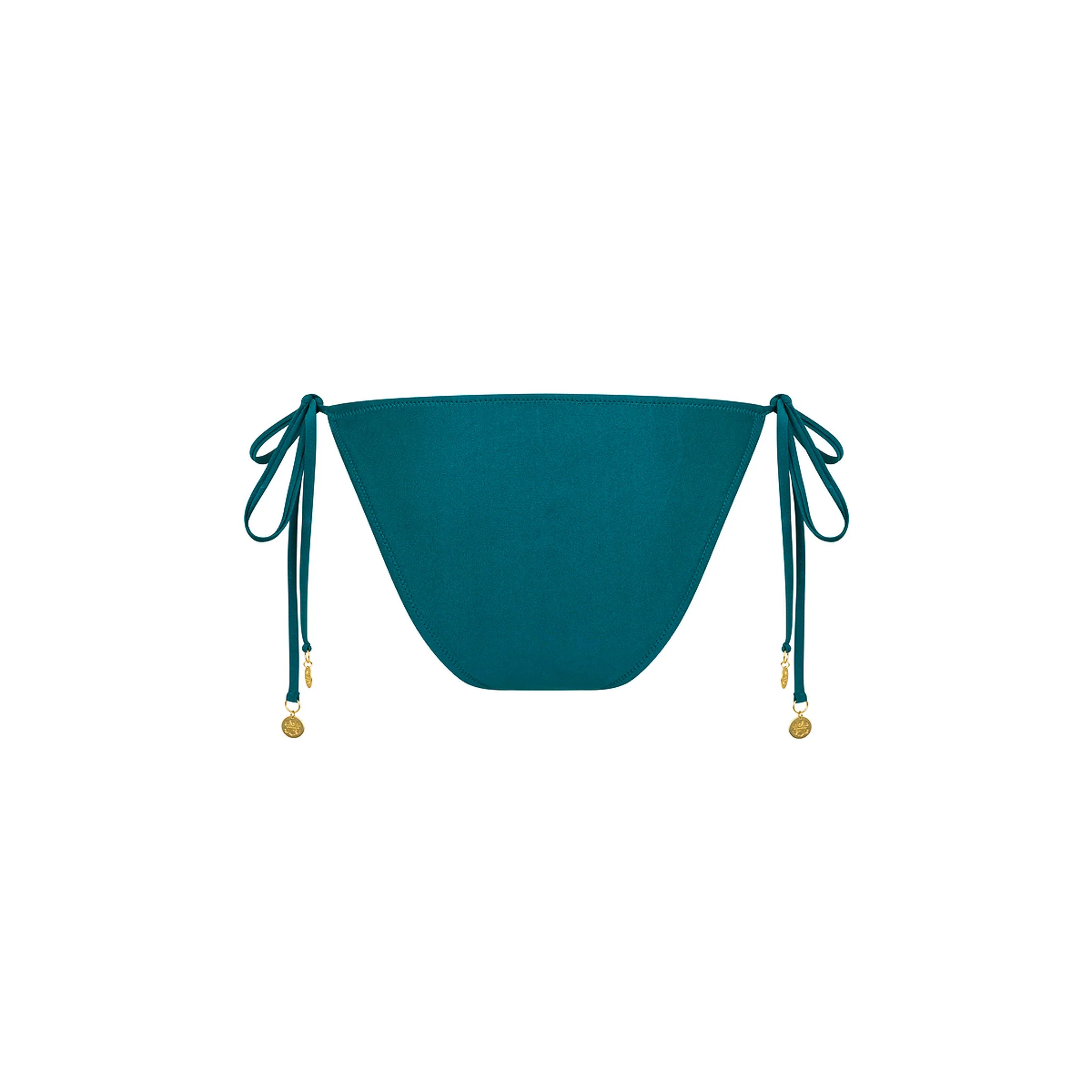 Full Coverage Tie Bikini Bottom - Laguna Haze - Image 10