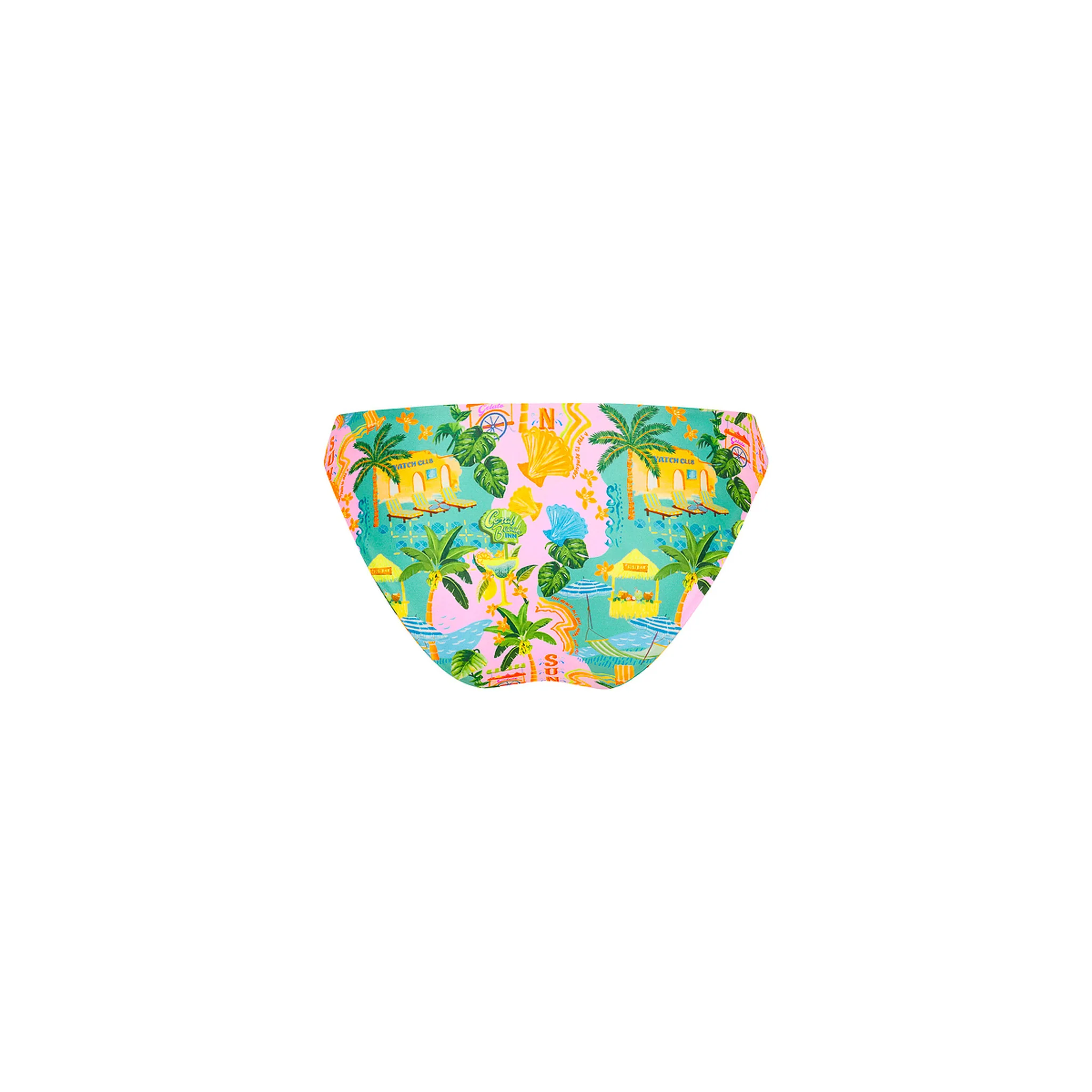 Minimal Full Coverage Bikini Bottom - Sunlit Spritz - Image 7