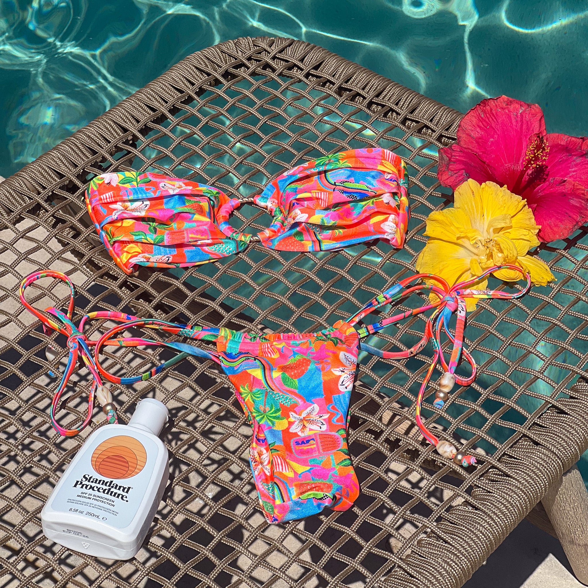 Strapless Bandeau Bikini Top - Havana Haven - Image 9