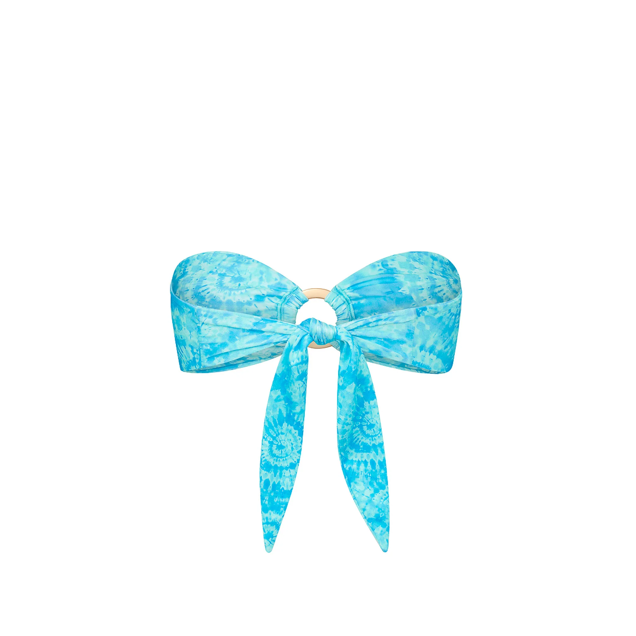 Strapless Bandeau Bikini Top - Starry Seas - Image 8