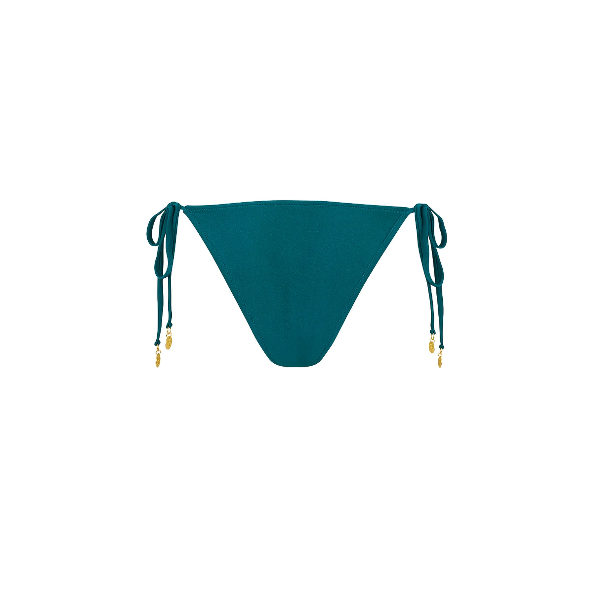 Trio Ring Cheeky Tie Bikini Bottom - Laguna Haze - Image 10