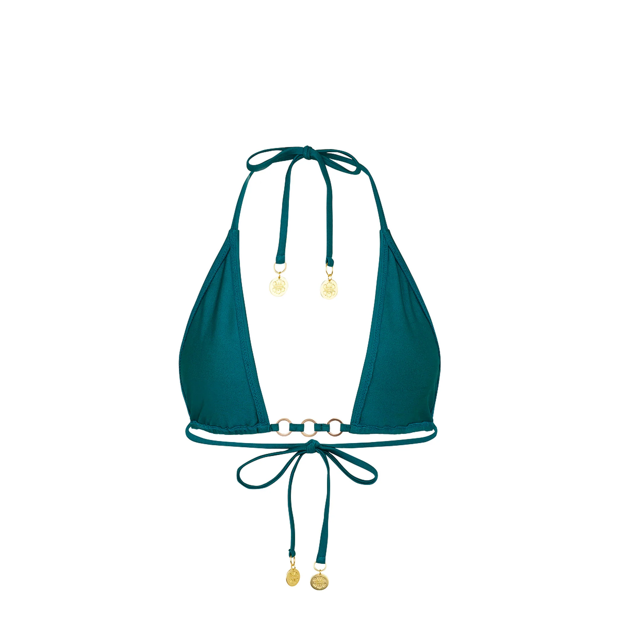 Trio Ring Triangle Bikini Top - Laguna Haze - Image 10